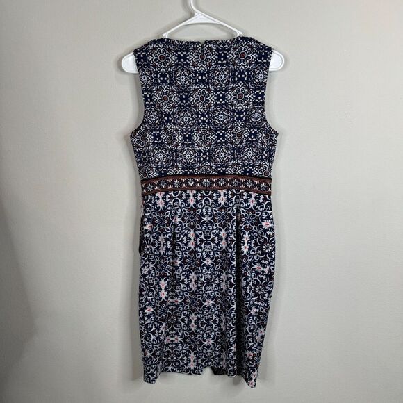 Maggie London Womens Dress Size 8‎ Shift Print Business Work Wear Lined - Picture 5 of 7